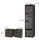 Vicco Raumteiler Ludus 36 x 145 x 142,5 cm Schwarz