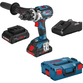 Bosch GSR 18V-110 C Professional inkl. 2 x 4 Ah + L-Boxx 06019G010A