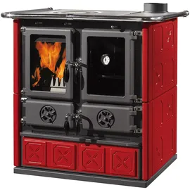 La Nordica-Extraflame La Nordica Rosetta 5.0 Majolika Küchenofen Bordeaux