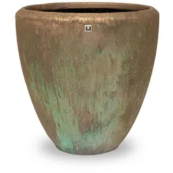 Atlantis handgefertigtes Pflanzgefäß, bronze Ø 41 cm, Höhe 41 cm