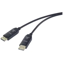 Renkforce Glasfaser / DisplayPort Anschlusskabel DisplayPort Stecker, DisplayPort Stecker 30.00 m Sc