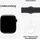 Apple Watch Series 10 GPS + Cellular 46 mm Titangehäuse schiefer Sportarmband schwarz M/L