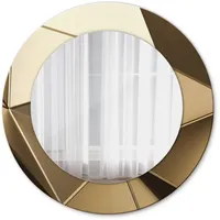 Tulup Spiegel, Beige, Glas, Rund, 50x50x0.4 cm, Spiegel, Wandspiegel