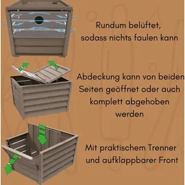 GarPet Kartoffelkiste 2er Set braun