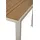 VCM Gartentisch 205 x 90 x 75 cm Teak-Dekor