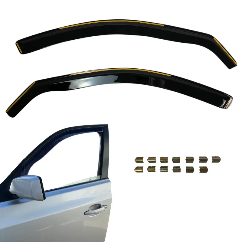 Windabweiser für VW Polo (2009–2017) 3‐Türer - 2 Stück vorne - schwarz