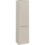 Villeroy & Boch Subway 3.0 Hochschrank C59300VN 40x171x36,2cm, Schanier rechts/Griff Aluminium glänzend Cashmere Grey