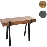 Mendler HWC-L54 Konsolentisch 75x100x40cm dunkle Wildeiche