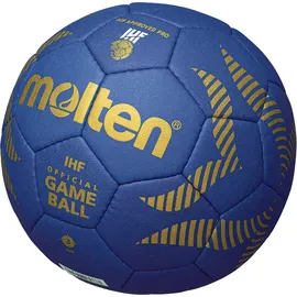 Molten H2A5000-B Handball IHF Wettspielball blau/gold 2