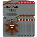 RAYOVAC 10x Rayovac Hörgerätebatterie 312 Zinc Air Extra Advanced Batterie