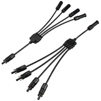 Sygonix SY-6407994 Solaranlagen Anschluss Adapterkabel Schwarz 46.5 cm