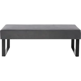 Home Affaire Sitzbank »Oliver«, Breite 140cm, mit Metallgestell grau