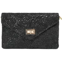 Samantha look Abendtasche Leder Black