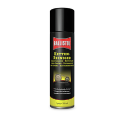 Ballistol Kettenreiniger, Spray, Reiniger für Fahrrad- und Motorradketten, Zahnräder, Rahmen und Felgen, 250 ml - Spraydose