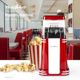 Nedis FCPC100RD Popcorngerät, red