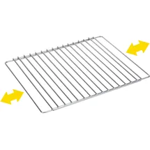 Sauvic Backofenrost, verchromtem Stahl, 42-60 x 34 cm, 02547