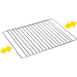 Sauvic Backofenrost, verchromtem Stahl, 42-60 x 34 cm, 02547