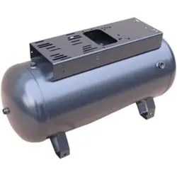 Aerotec Druckluftkessel 90 L liegend - 11 bar mit schmaler Konsole ohne Anbau