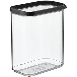 MEPAL Vorratsdose MODULA 1,5 Liter transparent schwarz