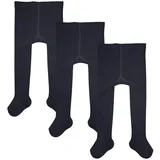 CAMANO Strumpfhose 3er Pack ca-soft baby in navy | Gr.: 50/56