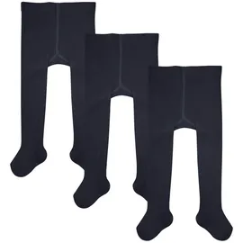 CAMANO Strumpfhose 3er Pack ca-soft baby in navy | Gr.: 50/56