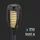 V-Tac Gartenfackel Kunststoff 50,0 cm 4 Stk schwarz