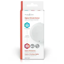 Nedis Smart Klimasensor Zigbee 3.0 Batteriebetrieben Android IOS