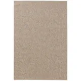 benuta Basic In- & Outdoor Teppich Iowa - Taupe 80x150 cm - Boho Jute-Look - Wetterfest & UV-beständig für Balkon, Terrasse, Garten, Küchenteppich & Wohnzimmerteppich - Strapazierfähig & Robust