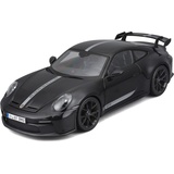 MAISTO Porsche 911 GT3 2023, schwarz 1:18 Modellauto