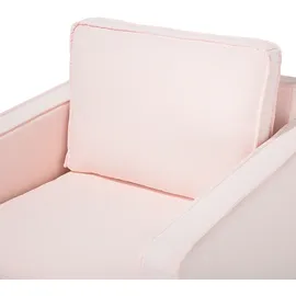 Beliani Sessel Vind Textil 76 x 82 x 82 cm Rosa