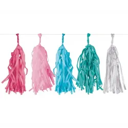 Tassel Girlande bunt
