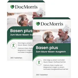 DocMorris Basen plus Duo - Mineralstoffkomplex für das Säure-Basen-Gleichgewicht, 2X360 St