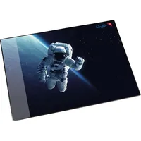 Läufer 46659 Schreibunterlage 40x53cm transparente Seitenleiste Astronaut