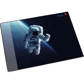 Läufer 46659 Schreibunterlage 40x53cm transparente Seitenleiste Astronaut