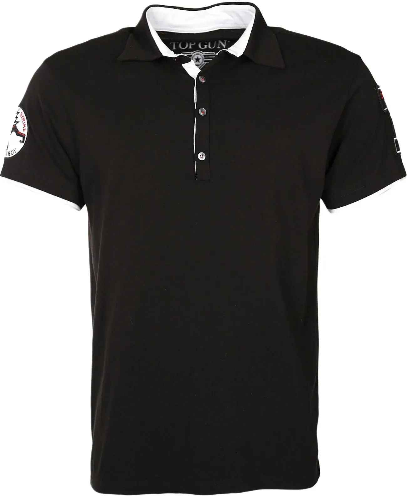 Top Gun Heaven, Polo - Noir - S