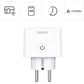 Hama Smart Plug, 3680W, Typ F, Smart-Steckdose (176638)