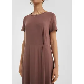 QS Maxikleid Jerseykleid Rosa XL