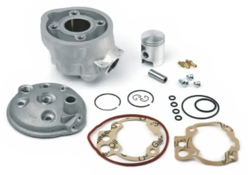Airsal Minarelli Am6 Big Bore 48 Mm Zylinder-und Kolbensatz - Silver - One Size
