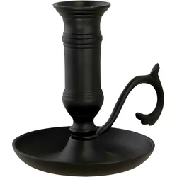 Wiedemann Kerzen Schiebeleuchter Eisen schwarz H 11 cm