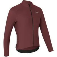 GripGrab PACR Thermal Langarmtrikot - Dark Red L