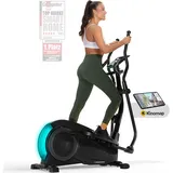 Sportstech Crosstrainer CX700 | 24 Widerstandsstufen | LCD-Display | Profi - Schwarz