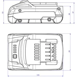 Metabo LIHD Akkupacks 18 V 4 Ah 625367000