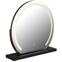 GLOBO Spiegelleuchte LED dimmbar Schwarz 52 cm