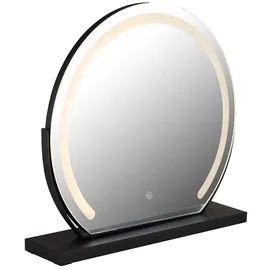 GLOBO Spiegelleuchte LED dimmbar Schwarz 52 cm