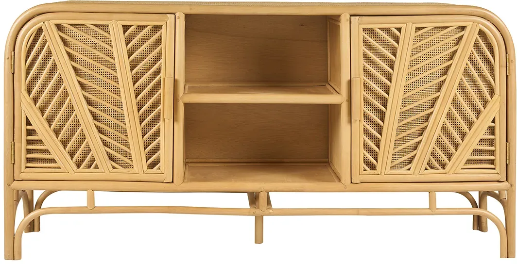 Rattan-Sideboard mit 2 Türen GALON