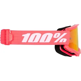 100% Strata 2 Goggle - Pink - Mirror Red Lens