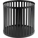 APS Korb Plus, Aufbewahrungskorb, Edelstahl, schwarz, Ø 21 cm, Höhe 20 cm