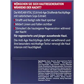 NIVEA Vital Soja Anti-Age Nachtpflege Creme 50 ml