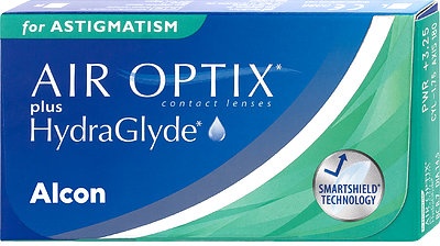 Alcon AIR OPTIX plus HydraGlyde for Astigmatism 6er Box Kontaktlinsen