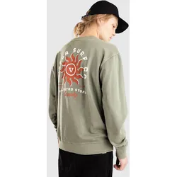 Vissla Spins Crew Fleece Pullover vintage green Gr. M